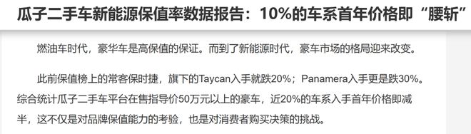 国内二手车平台发布最新报告：Model Y成“保值率之王”(图3)