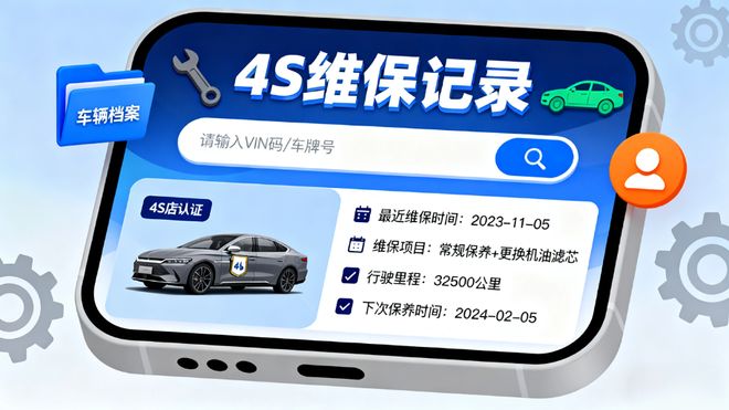 二手车商怎么查前车主维保记录的？几个方法都在这里了！(图1)