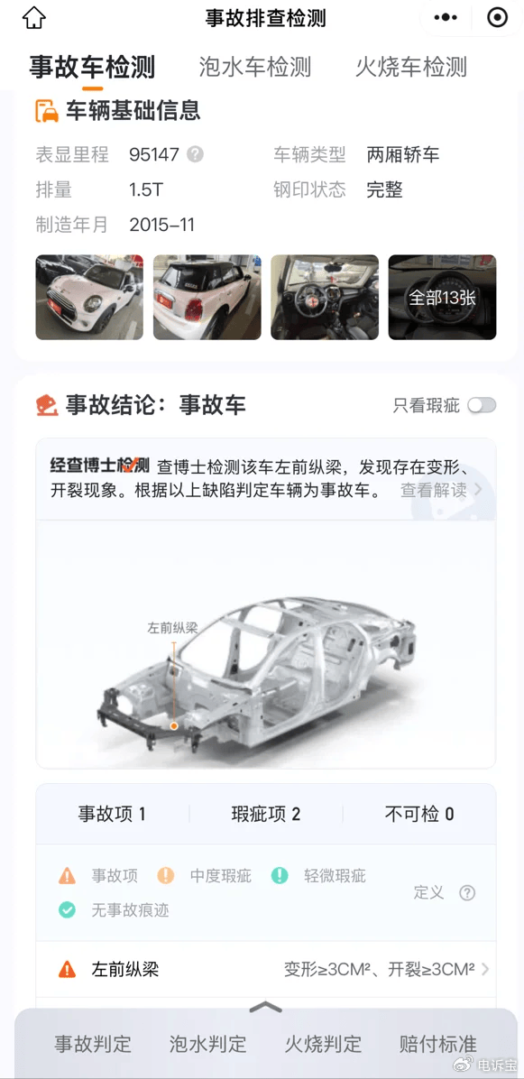 【315追踪系列】之“瓜子二手车”：精品车变“事故车” 谁的“检测报告”在说谎？